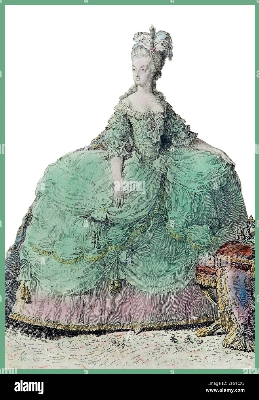 Marie dernière Reine de France Photo Stock Alamy