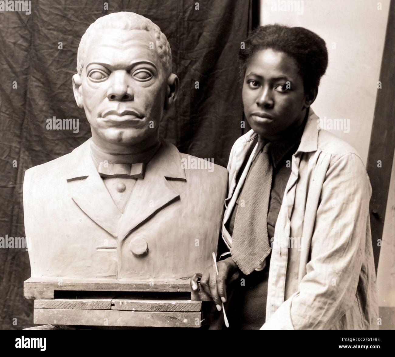Selma Burke, sculpteur américain Banque D'Images