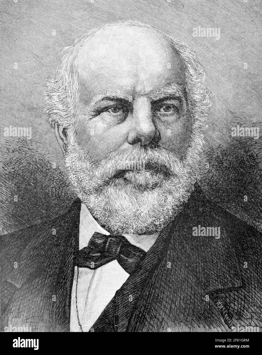 George Engelmann, botaniste germano-américain Banque D'Images