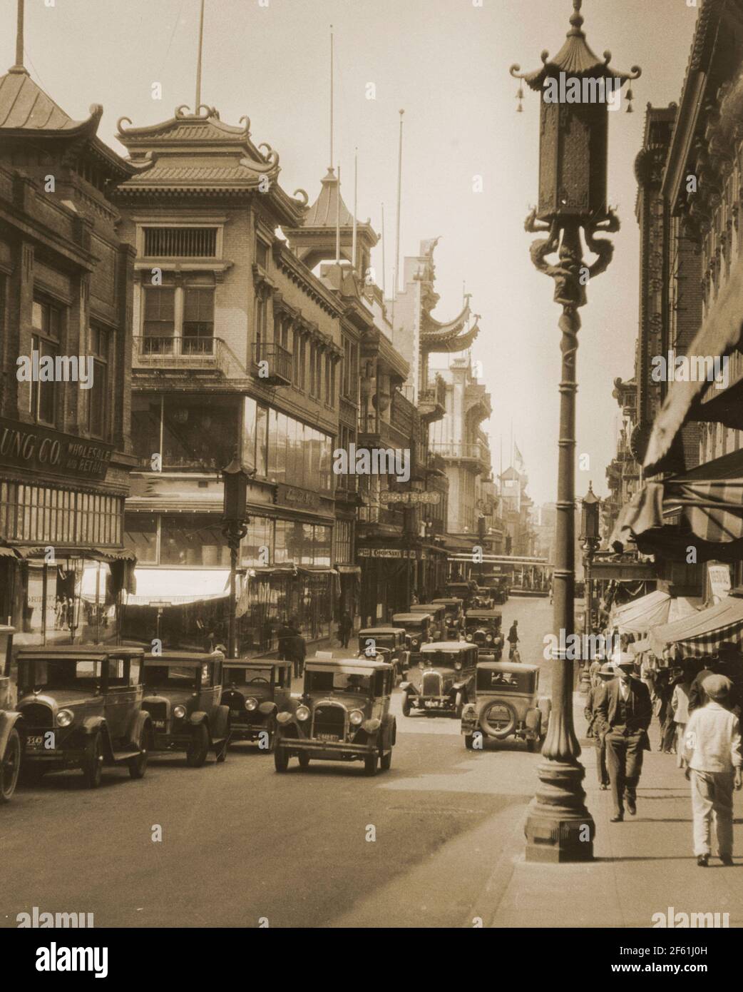 Chinatown, San Francisco, c. 1915 Banque D'Images
