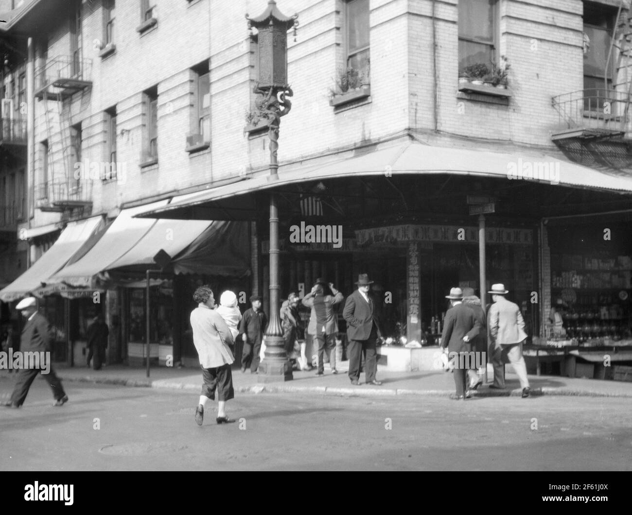 Chinatown, San Francisco, 1920 Banque D'Images