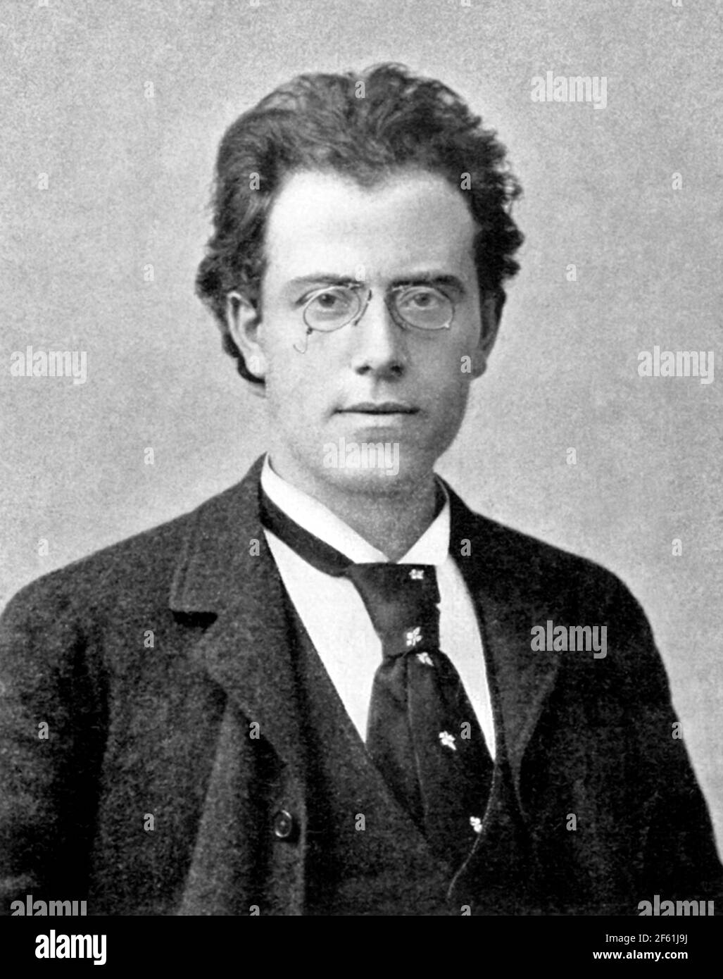 Gustav Mahler, compositeur autrichien Banque D'Images