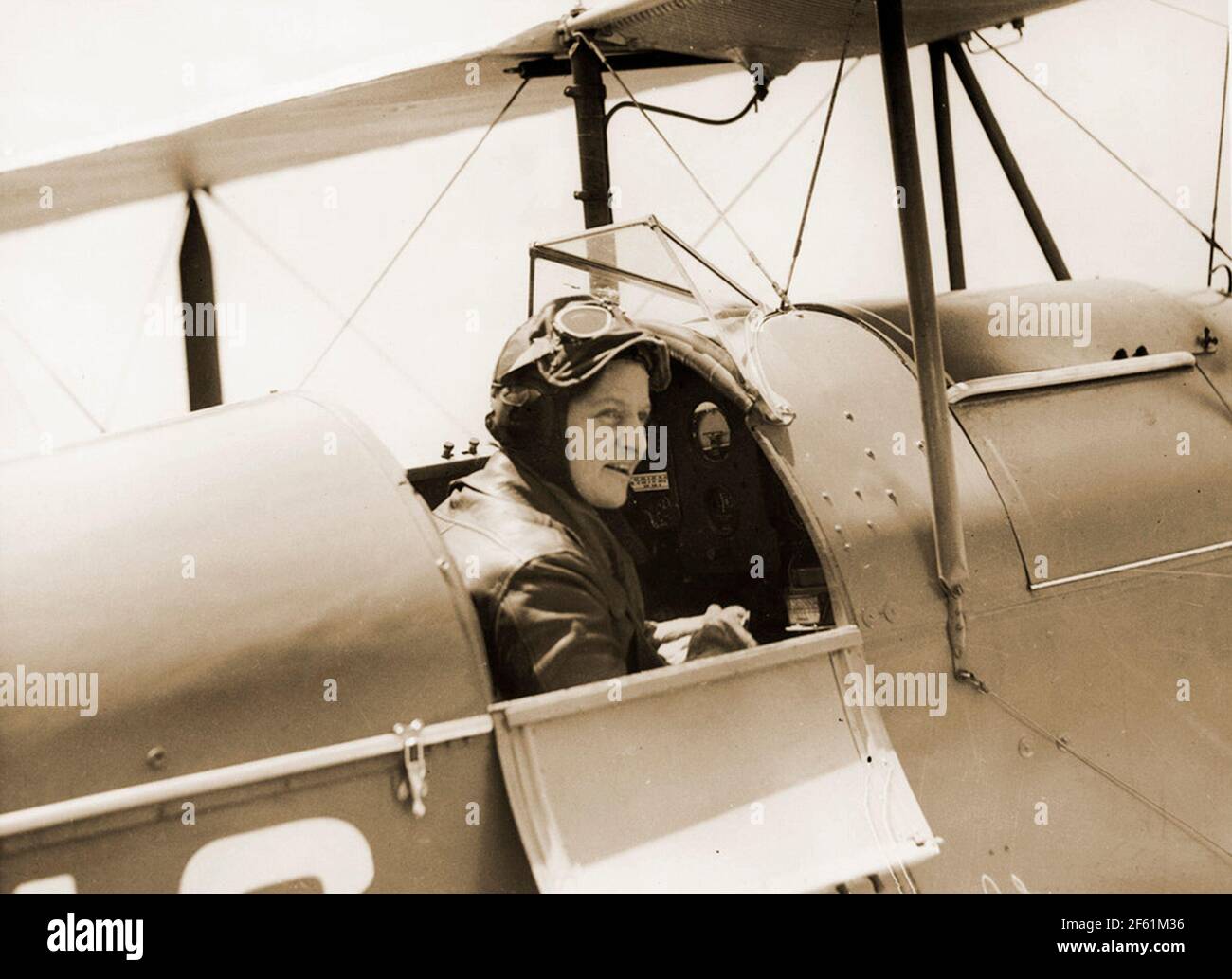 Freda Thompson, aviateur australien Banque D'Images
