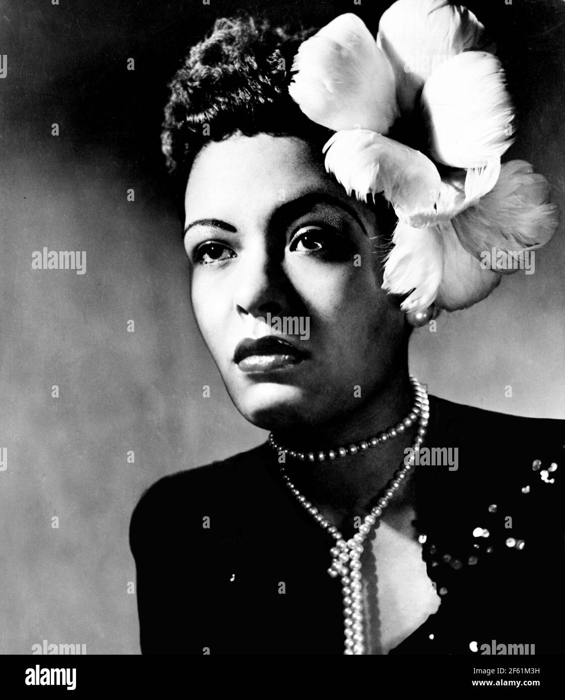 Billie Holiday, chanteuse de jazz Banque D'Images