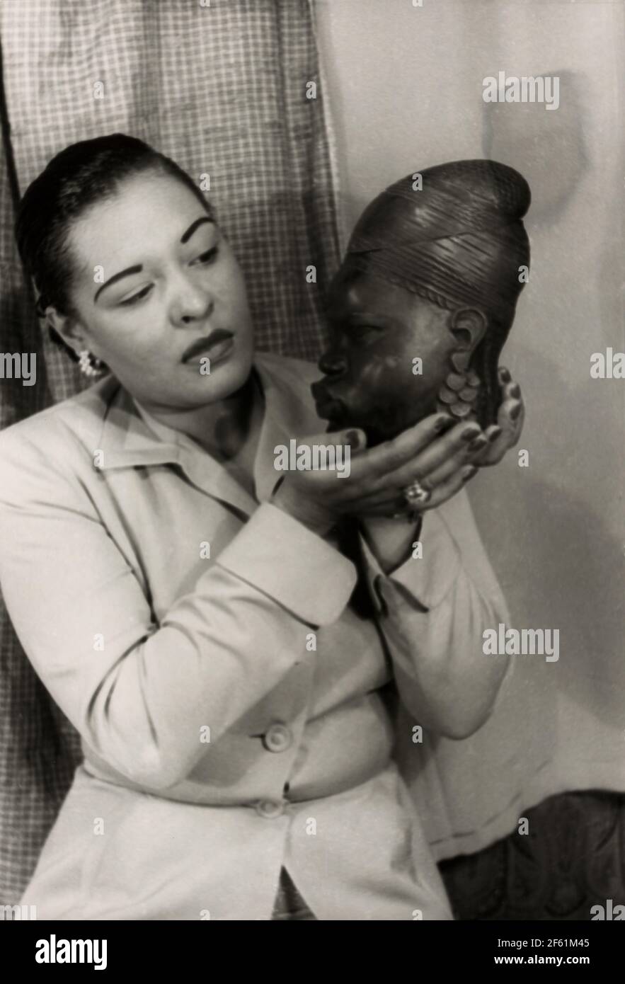 Billie Holiday, chanteuse de jazz Banque D'Images