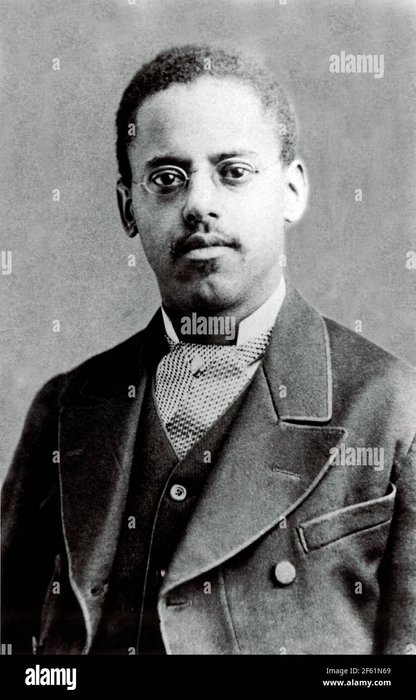 Lewis Latimer, inventeur américain Banque D'Images