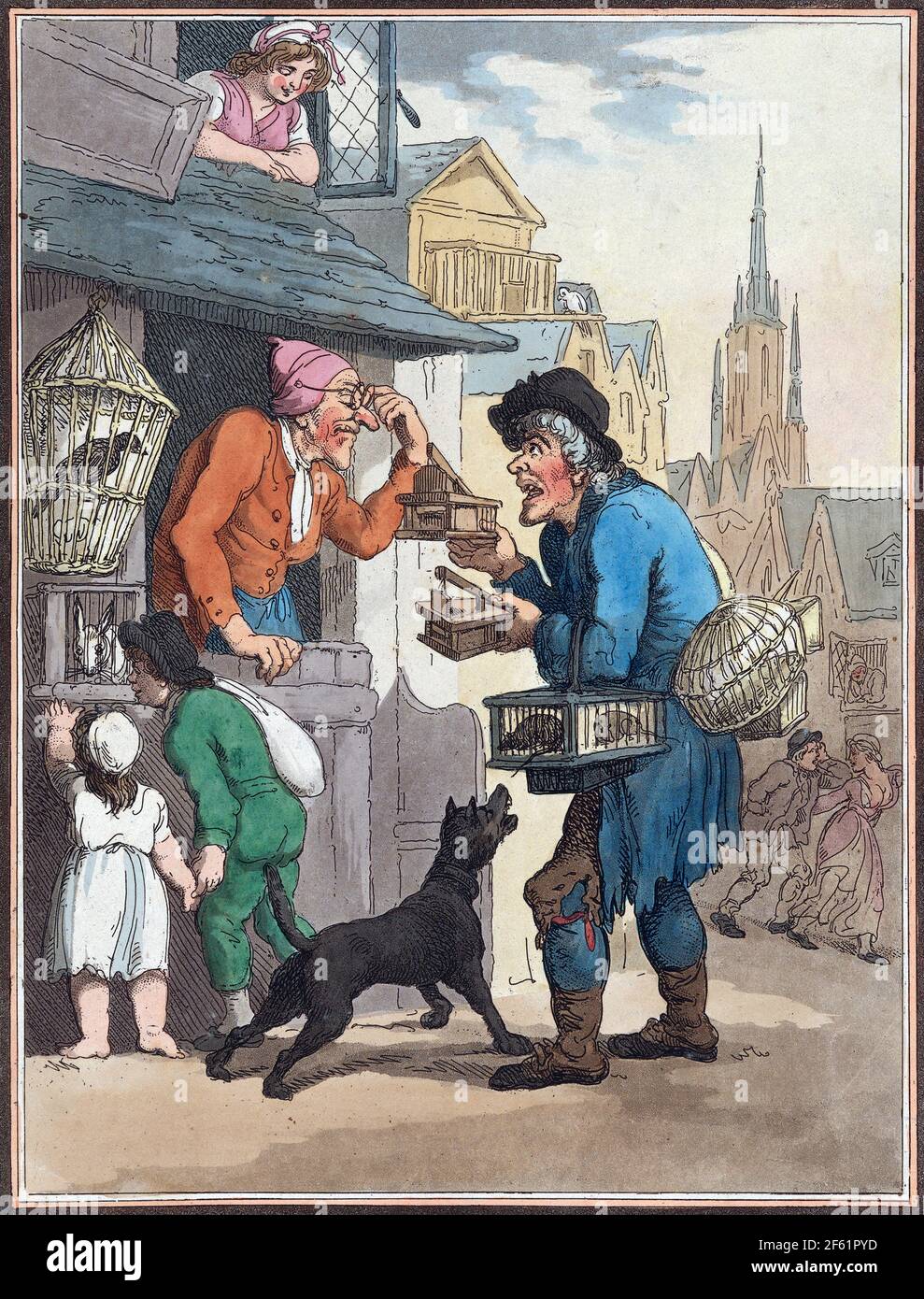 Rat-Catcher, 1799 Banque D'Images