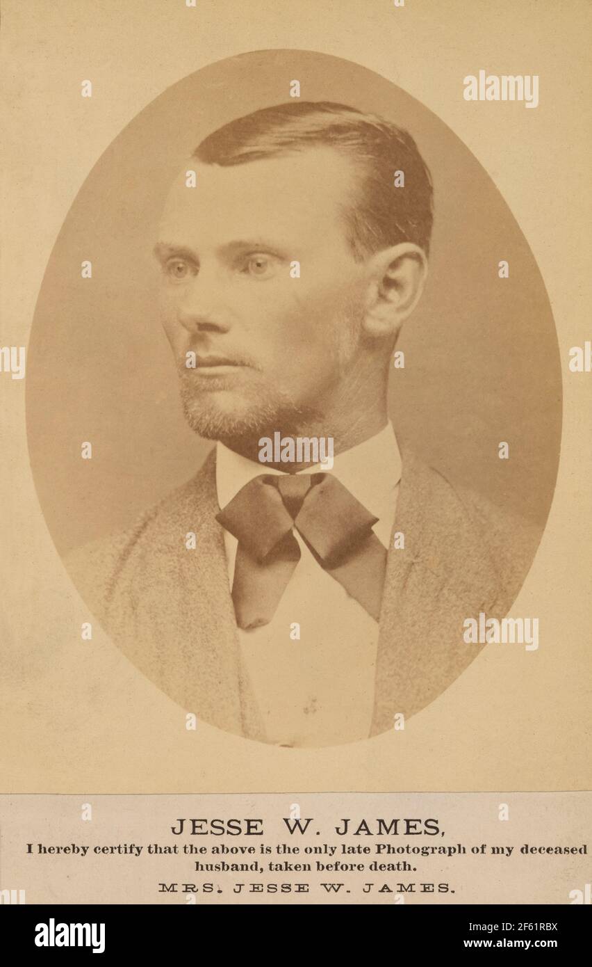 Jesse James, hors-la-loi de l'Ouest sauvage américain Banque D'Images
