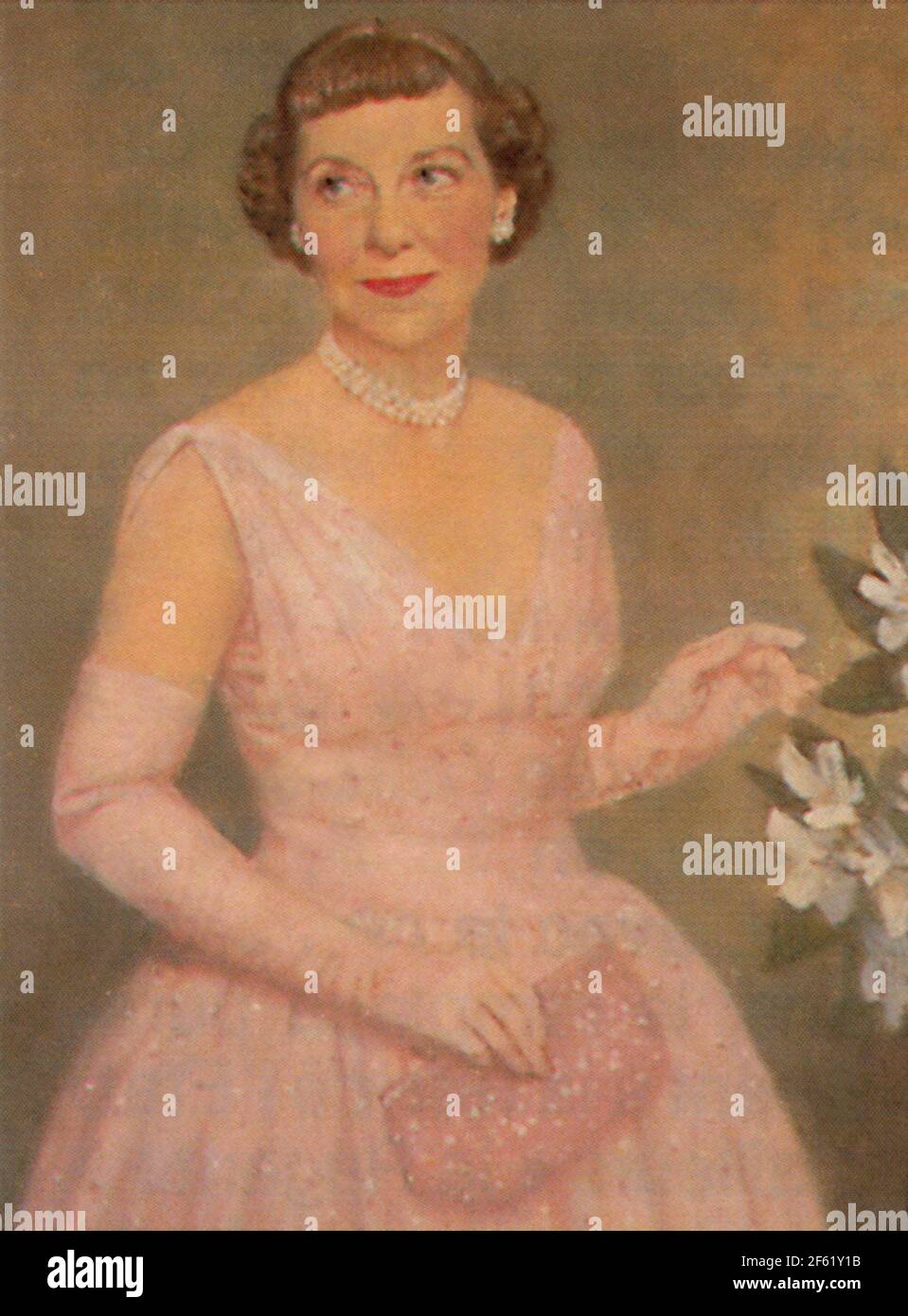 Mamie Eisenhower, Première Dame Banque D'Images