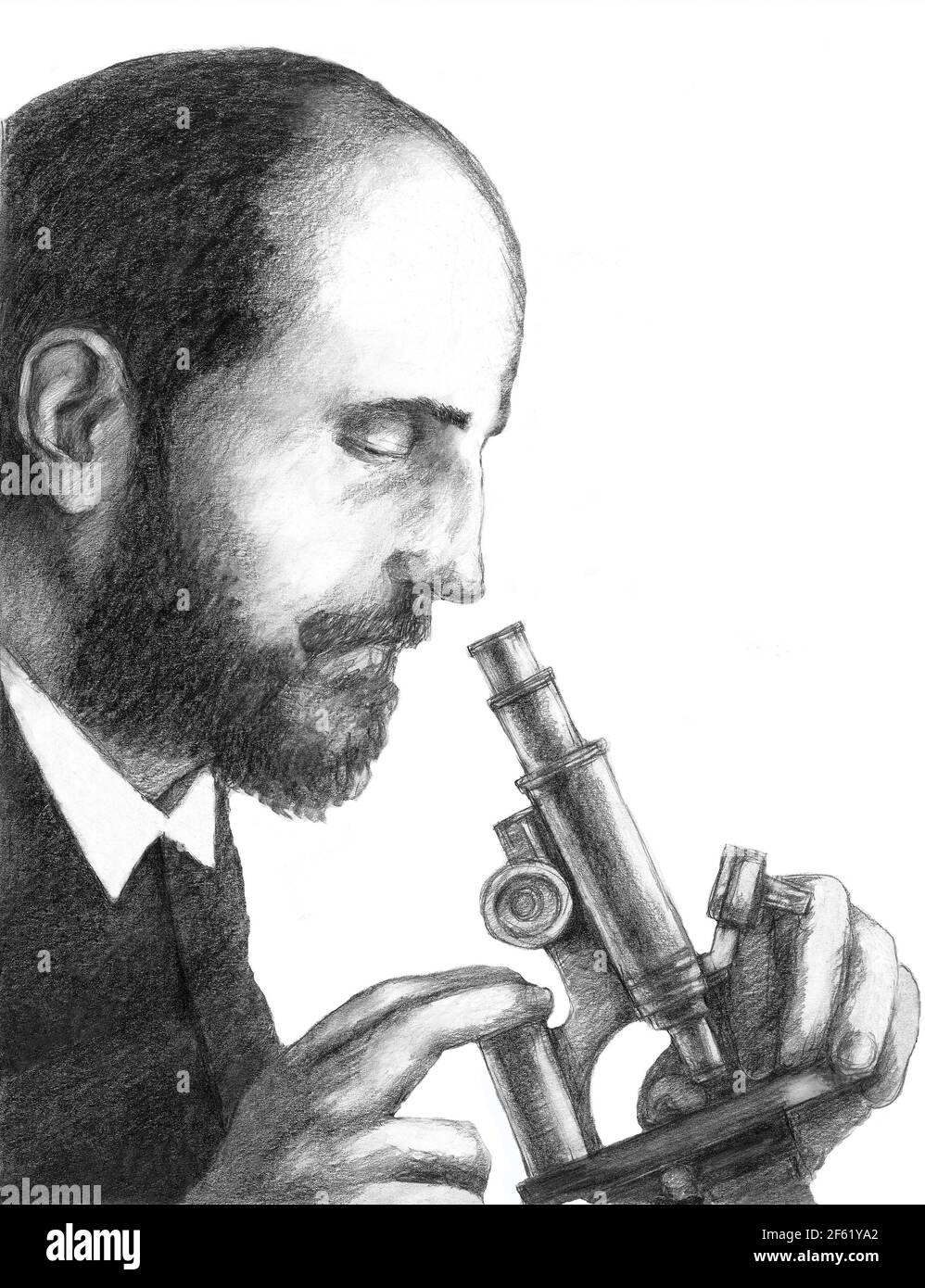 Santiago Ramon y Cajal, scientifique Banque D'Images