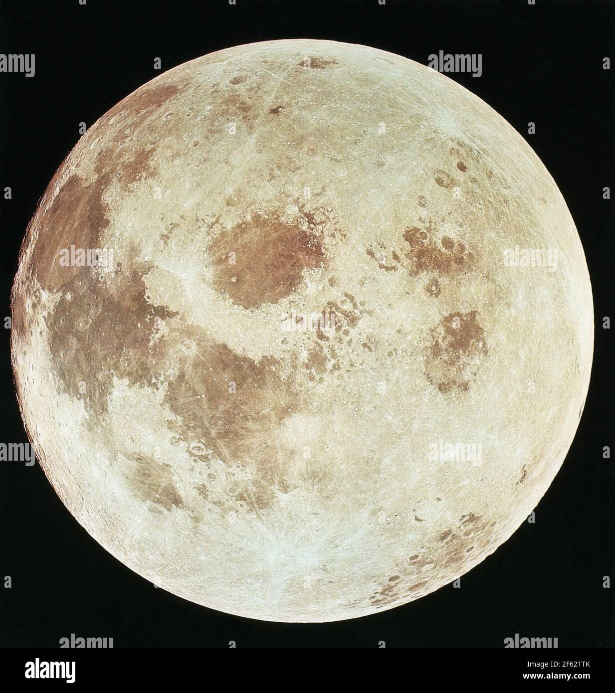 Pleine lune d'Apollo 11, 1969 Banque D'Images