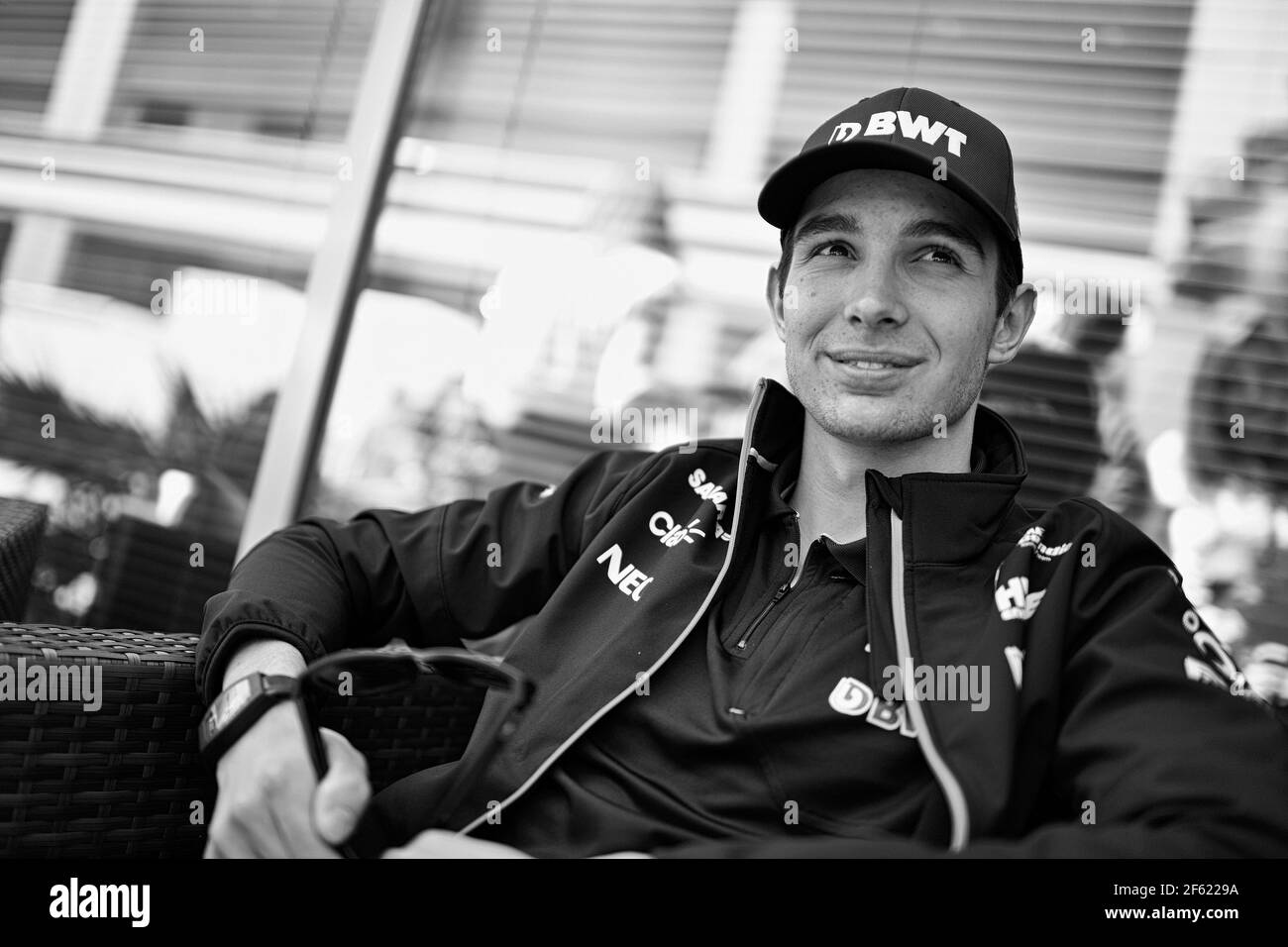 OCON Esteban (fra) Force India VJM10 Portrait d'ambiance pendant le Championnat du monde de Formule 1 2017, Grand Prix de Russie du 27 au 30 avril à Sotchi, Russie - photo Eric Vargiolu / DPPI Banque D'Images