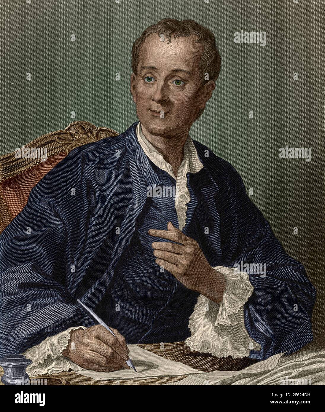 Denis Diderot, l'Encyclopédiste Français Banque D'Images