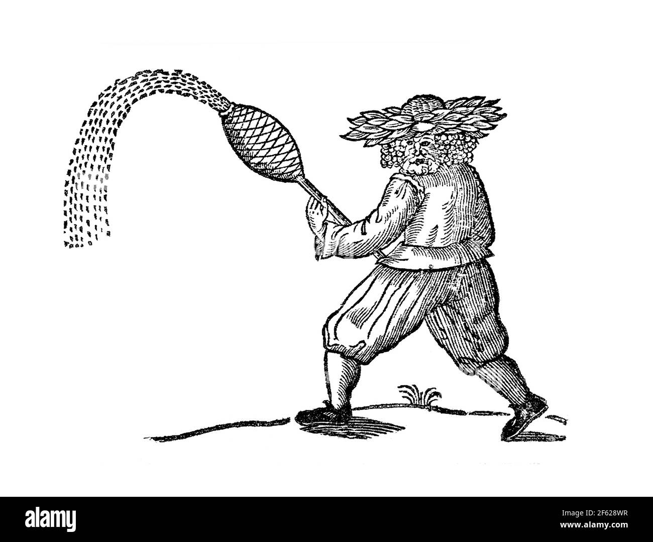Green Man avec feux d'artifice, 1635 Banque D'Images