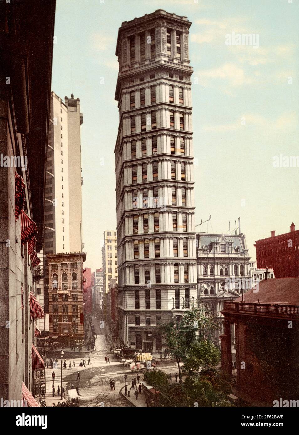 Édifice Saint-Paul, New York, c. 1901 Banque D'Images