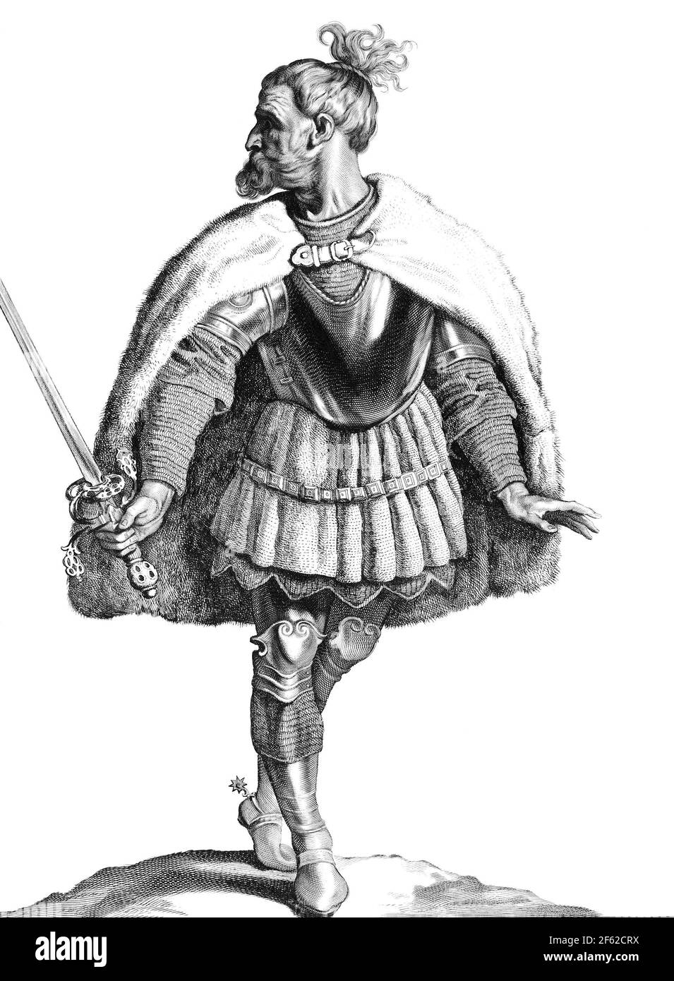 Gravure de Svevus Banque D'Images