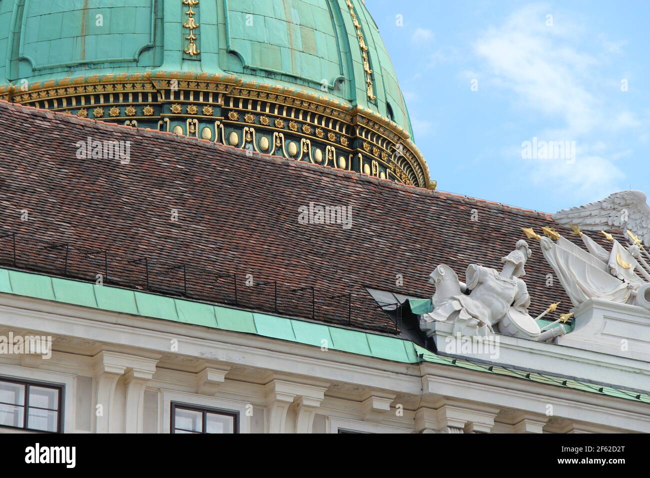 dôme au palais impérial (hofburg) à vienne (autriche) Banque D'Images