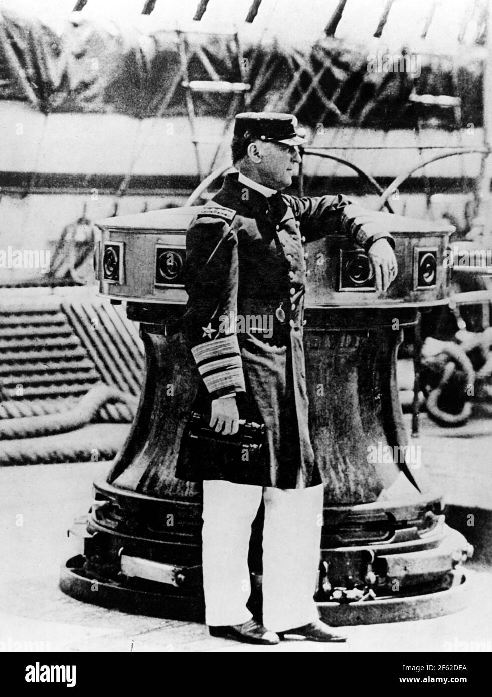 David Farragut, héros naval américain Banque D'Images