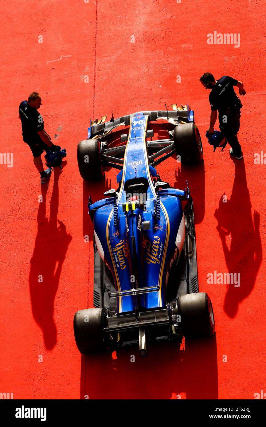 WEHRLEIN Pascal (ger) Sauber F1 C36, action pendant le championnat du monde de Formule 1 de la FIA 2017, Grand Prix de Malaisie, à Sepang du 28 septembre au 1er octobre - photo DPPI Banque D'Images