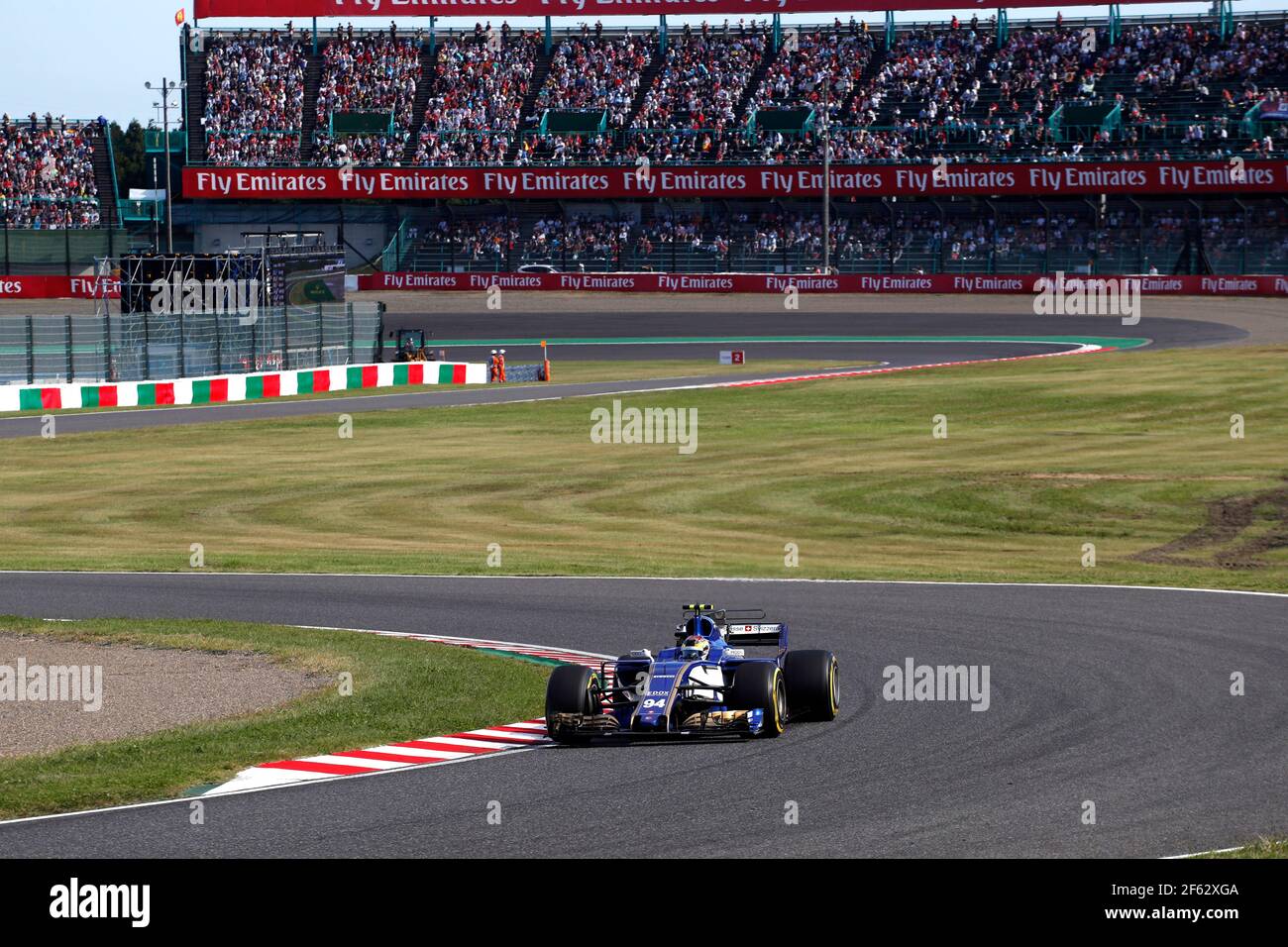 94 WEHRLEIN Pascal (ger) Sauber F1 C36, action pendant le Championnat du monde de Formule 1 2017, Grand Prix du Japon du 5 au 8 octobre à Suzuka - photo Clement Marin / DPPI Banque D'Images