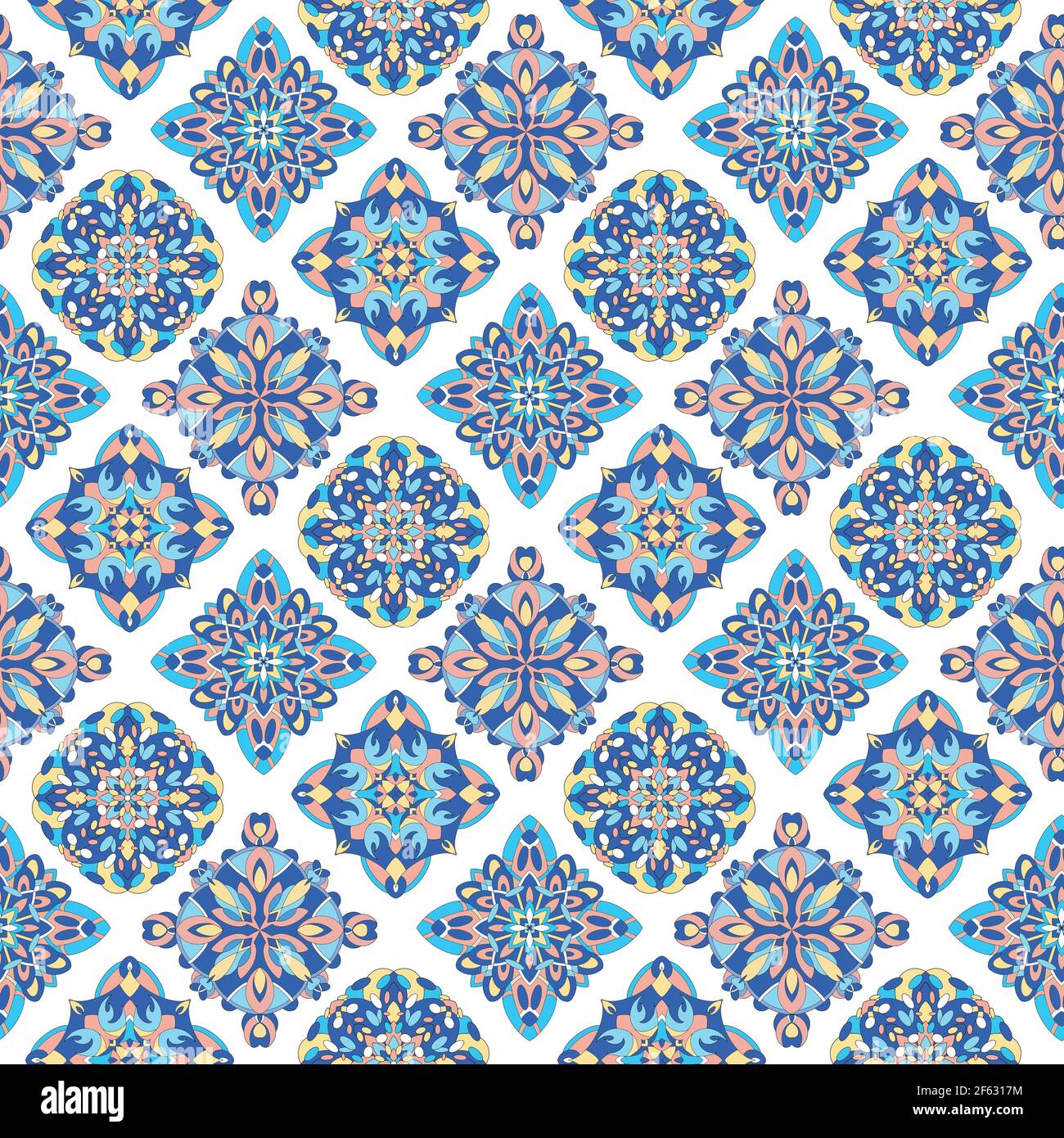 Motif moderne abstrait, style dessiné à la main Illustration de Vecteur