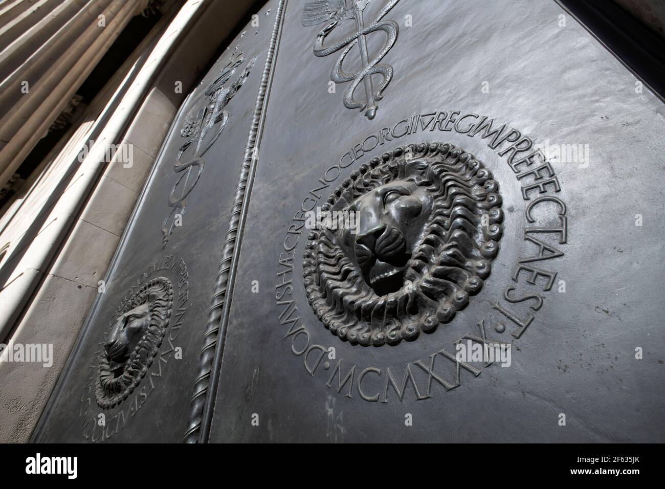 Ville de Londres Angleterre Royaume-Uni Mars 2021 la Banque d'Angleterre. La Banque d'Angleterre est la banque centrale du Royaume-Uni et le modèle sur lequel la plupart Mo Banque D'Images