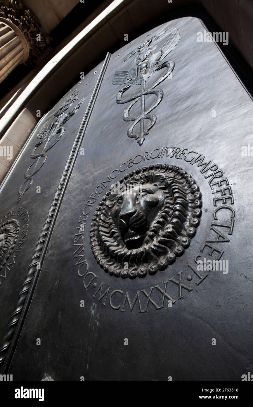Ville de Londres Angleterre Royaume-Uni Mars 2021 la Banque d'Angleterre. La Banque d'Angleterre est la banque centrale du Royaume-Uni et le modèle sur lequel la plupart Mo Banque D'Images