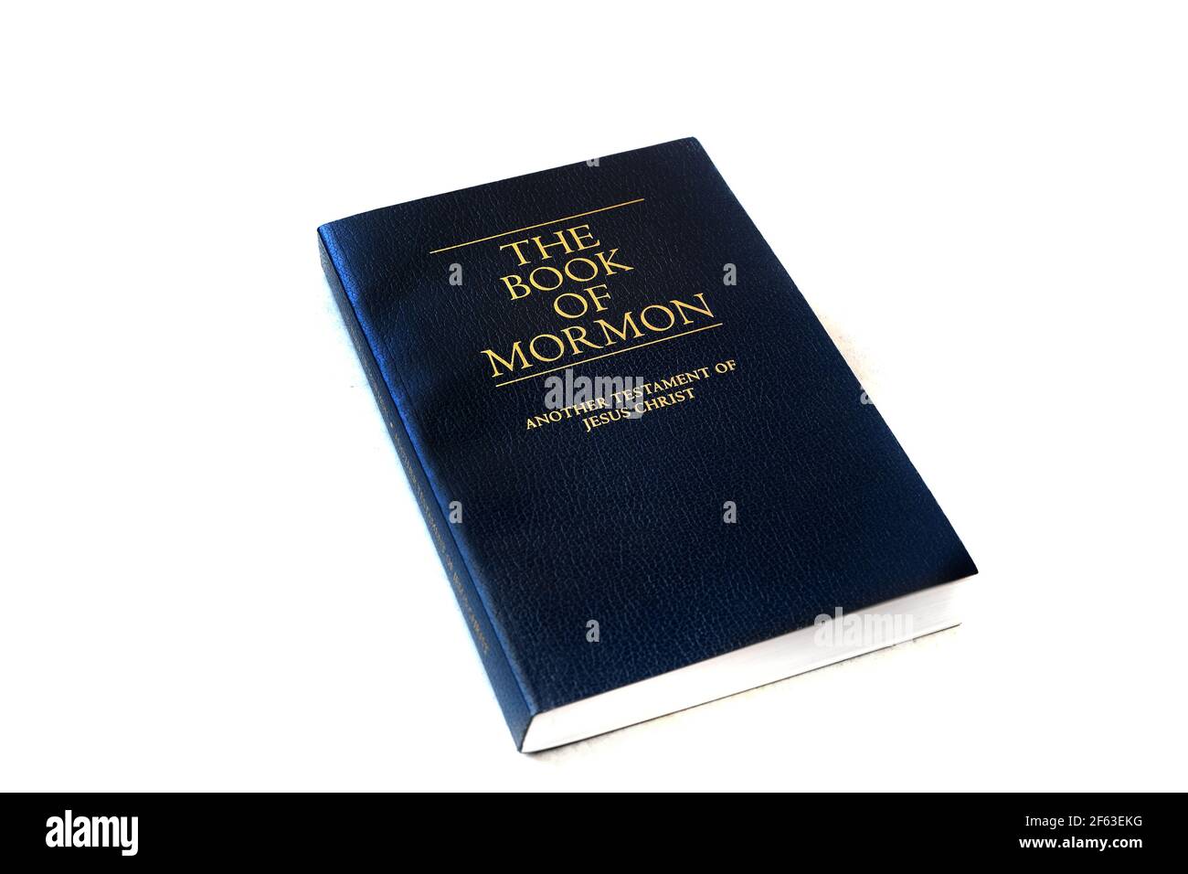 Le Livre de Mormon, texte sacré de l'Église de Jésus-Christ des Saints des derniers jours Banque D'Images