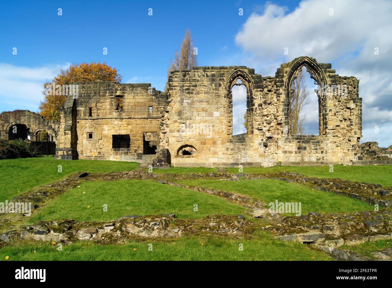 Royaume-Uni, Yorkshire du Sud, Barnsley, Monk Bretton Priory Banque D'Images