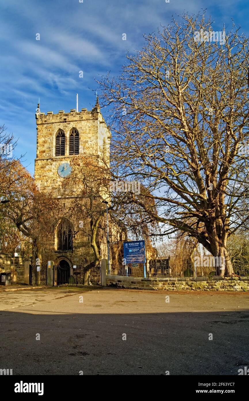 Royaume-Uni, Yorkshire du Sud, Barnsley, Darfield, Église des Saints Banque D'Images