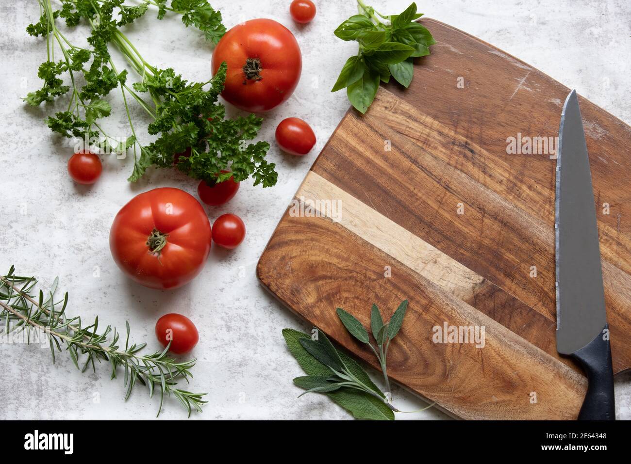 La préparation des aliments Banque D'Images