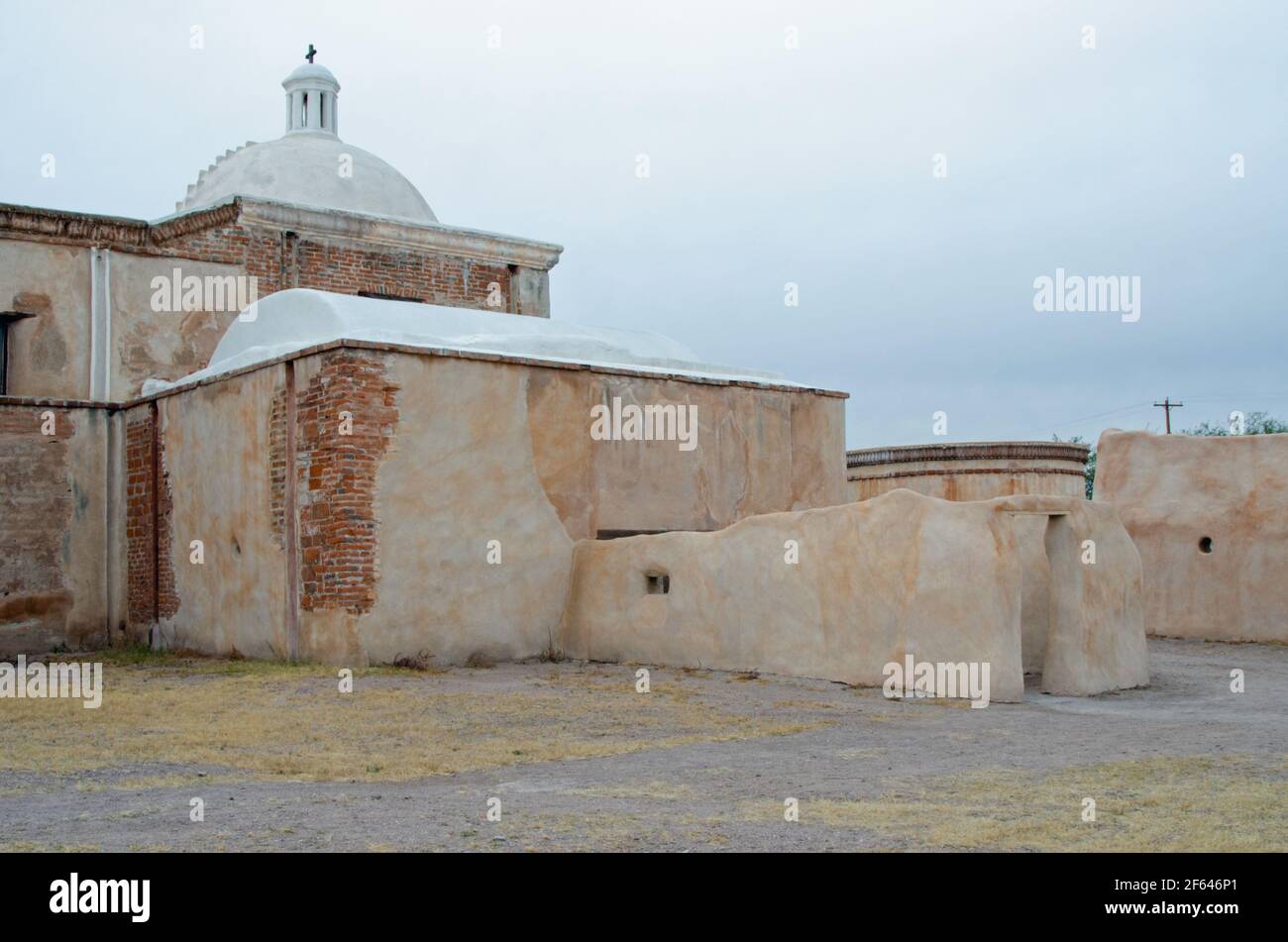 Le Parc National Historique Tumacácori Banque D'Images