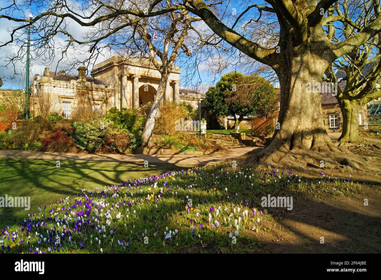 Royaume-Uni, Yorkshire Du Sud, Sheffield, Jardins Botaniques, Le Gatehouse À Clarkehouse Road Banque D'Images