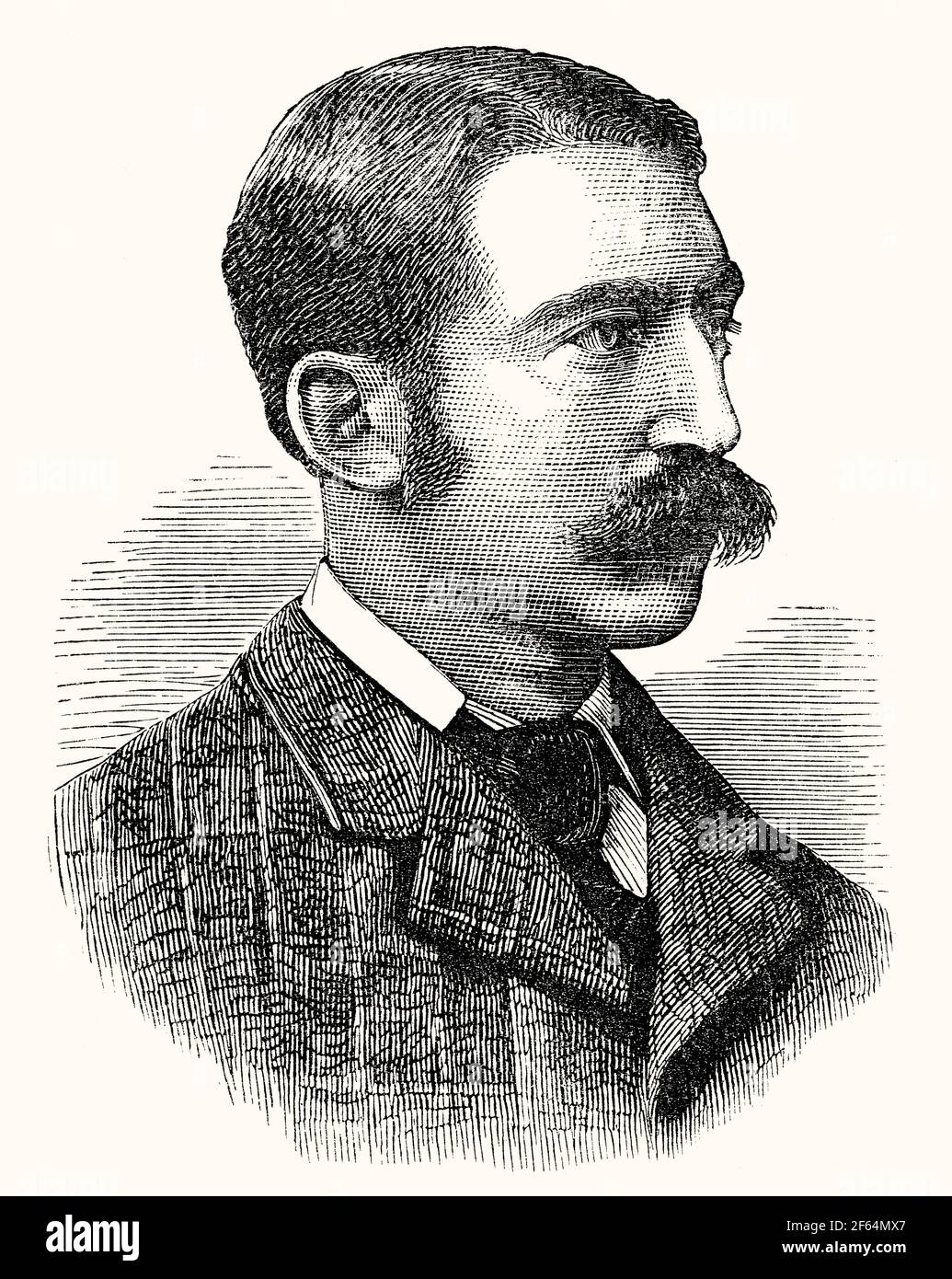 Colonel John Rouse Merriott Chard, 1847–1897, officier de l'Armée britannique Banque D'Images