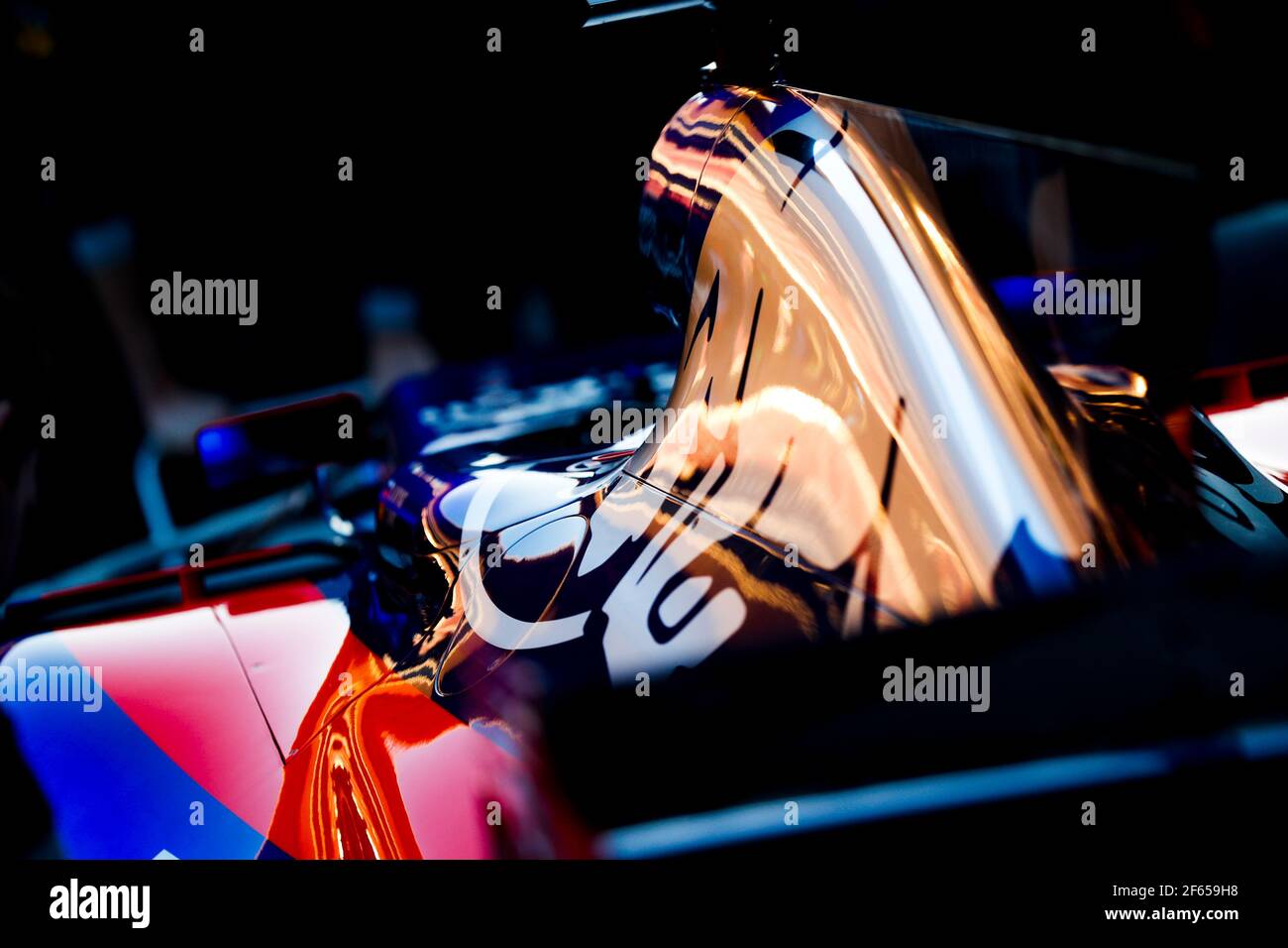 Détail lors du lancement de Toro Rosso STR12 à Barcelone, essais d'hiver, Espagne, 26 février 2017 - photo Florent Gooden / DPPI Banque D'Images