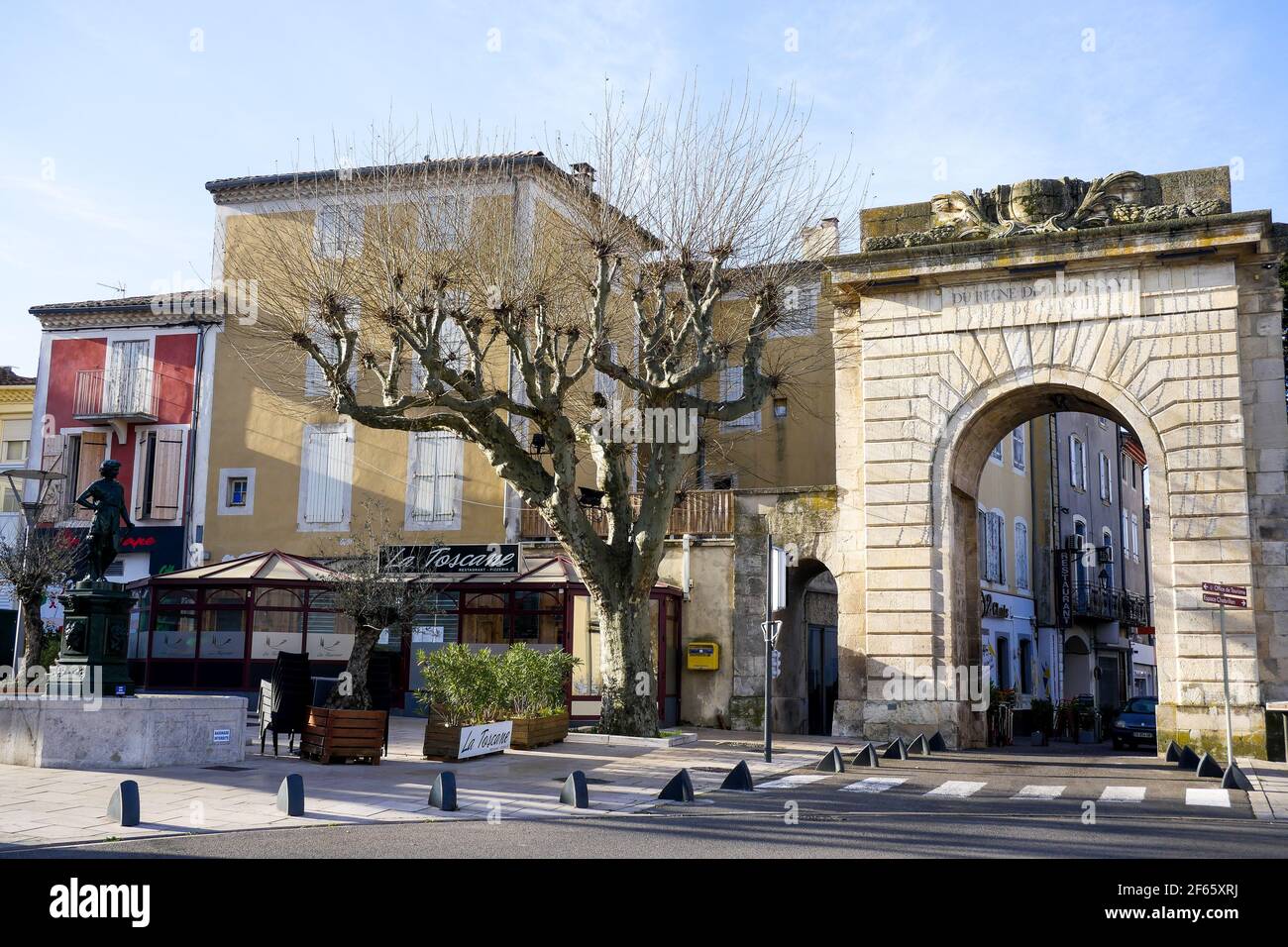 Porte Saint-Martin, Montélimar, Drôme, France Photo Stock - Alamy
