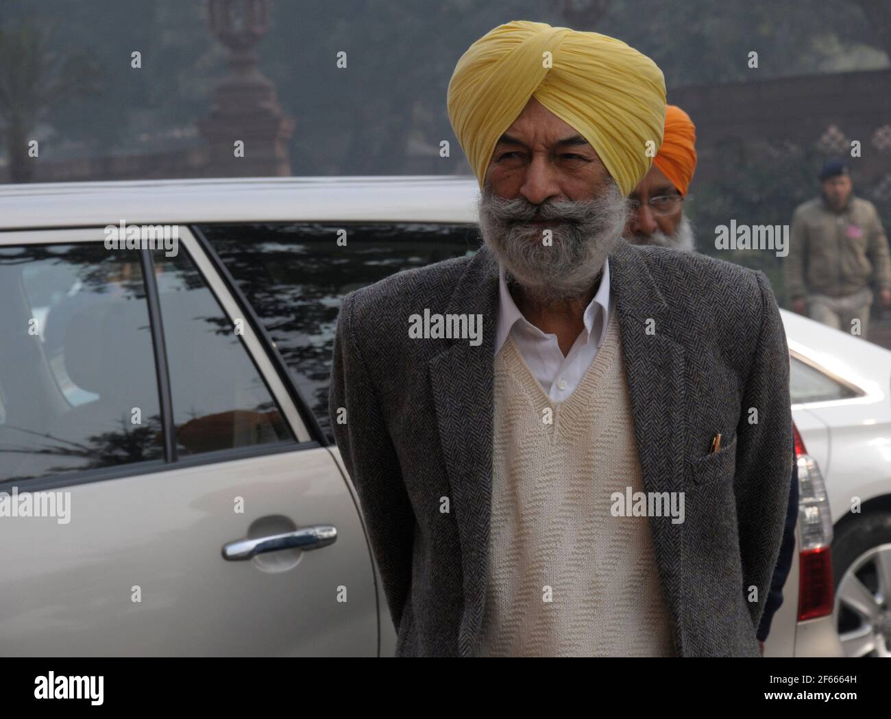 Balwinder Singh Bhunder un homme politique, membre de la Rajya Sabha, la chambre haute du Parlement de l'Inde, de l'État du Punjab, et est le sec Banque D'Images