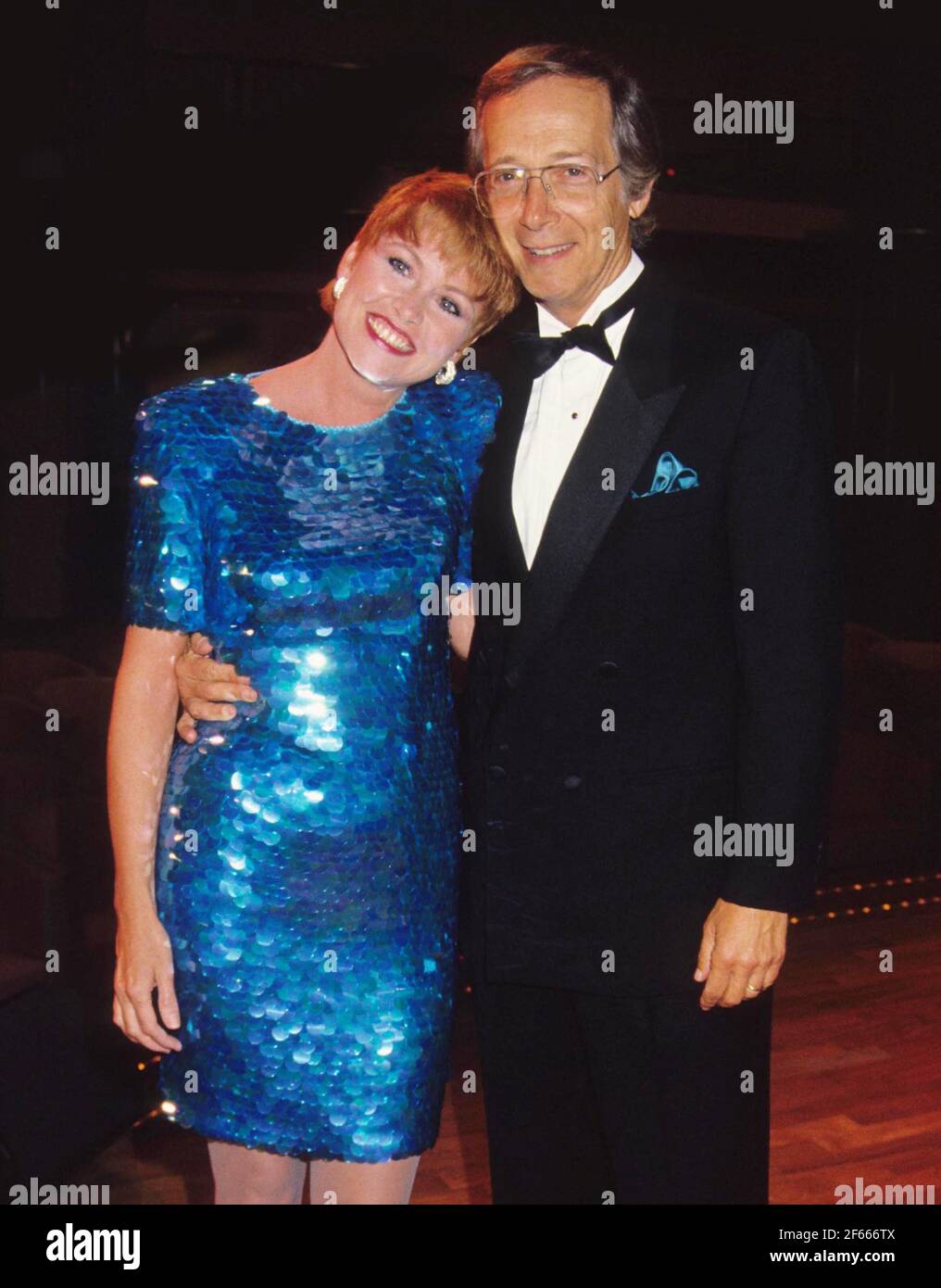 Bernie Kopell Lauren Tewes 1991 photo par Adam Scull-PHOTOlink.net / MediaPunch Banque D'Images