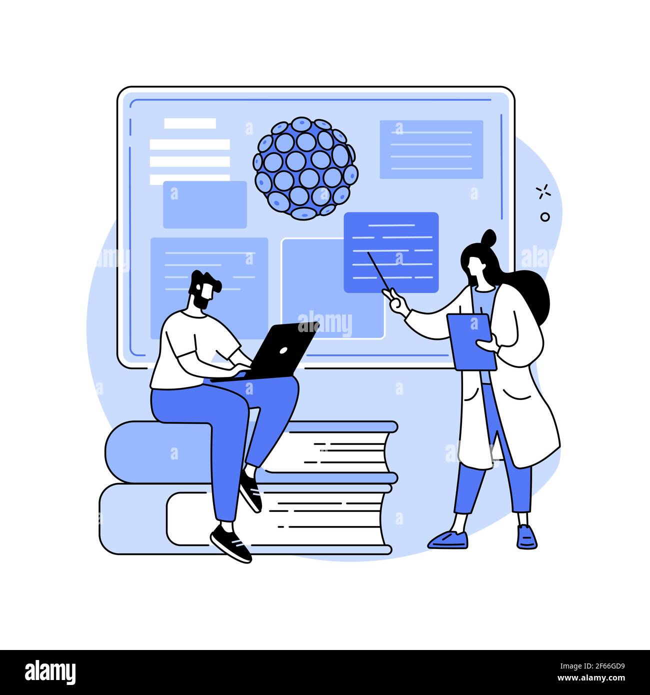 Programmes d'éducation au VPH concept abstrait illustration vectorielle. Illustration de Vecteur Programmes d'éducation au VPH concept abstrait illustration vectorielle. Illustration de Vecteur