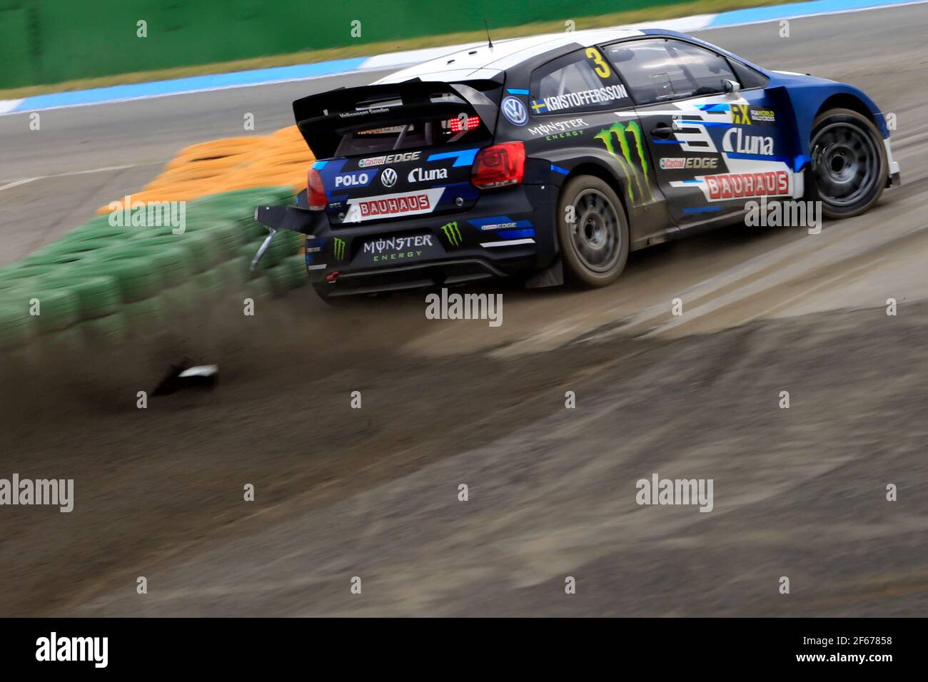 03 KRISTOFFERSSON Johan (swe) PSRX Volkswagen Suède Volkswagen Polo GTI action pendant Cooper pneus World RX of Hockenheim 2017, le 5 au 7 mai - photo Paulo Maria /DPPI Banque D'Images