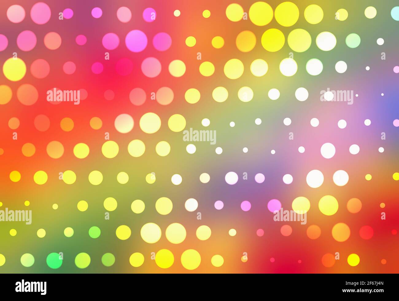 Flou des points lumineux colorés arrière-plan bokeh Banque D'Images