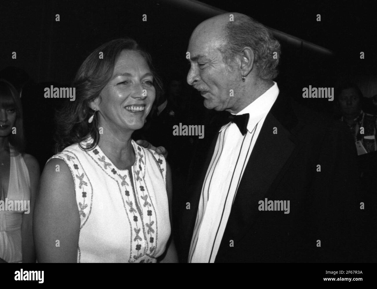 Barbara Havelone et Lee Van Cleef Circa années 1980 crédit: Ralph Dominguez/MediaPunch Banque D'Images