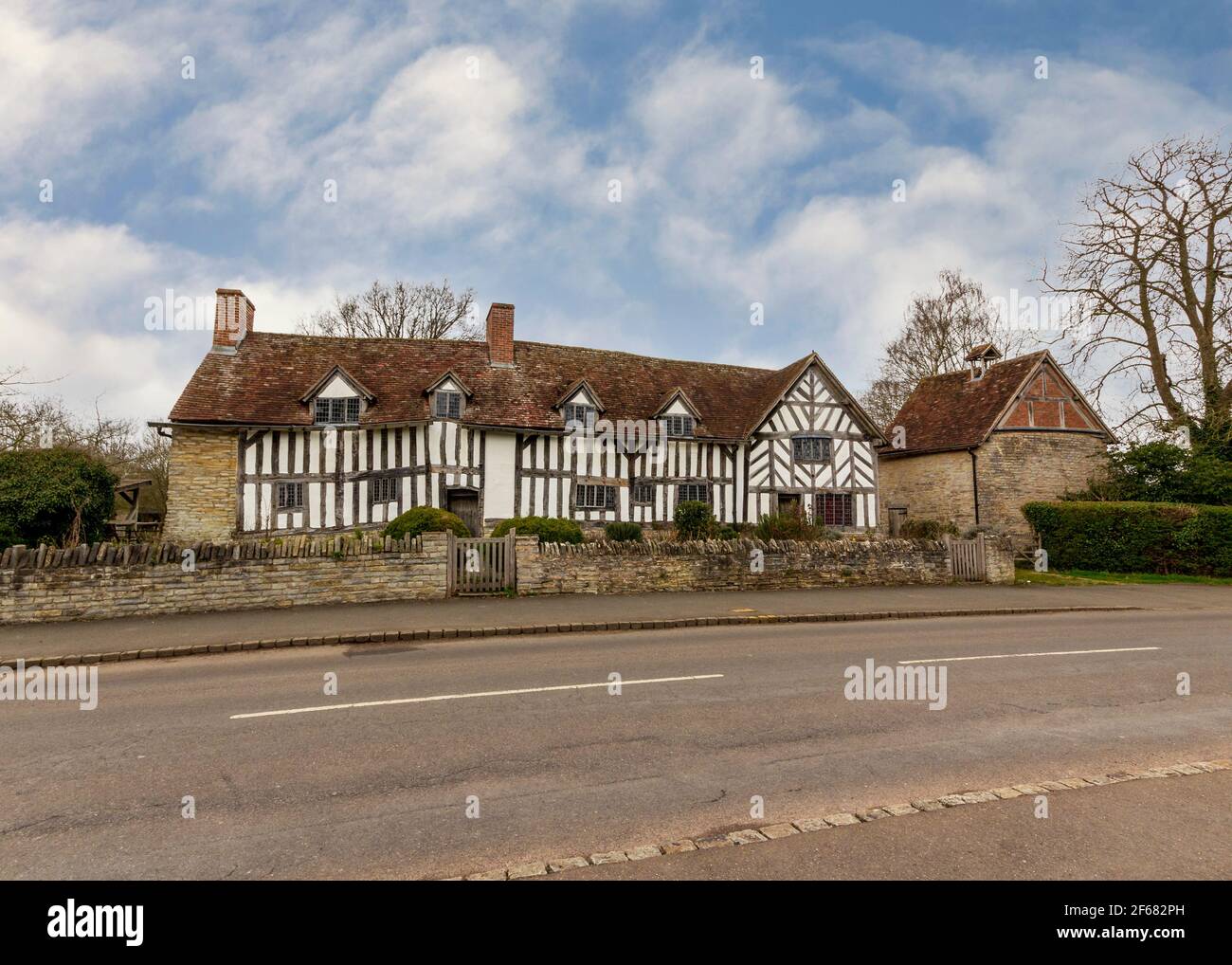 Maison de Mary Arden à Wilmcote, près de Stratford-upon-Avon dans le Warwickshire, Angleterre. Banque D'Images