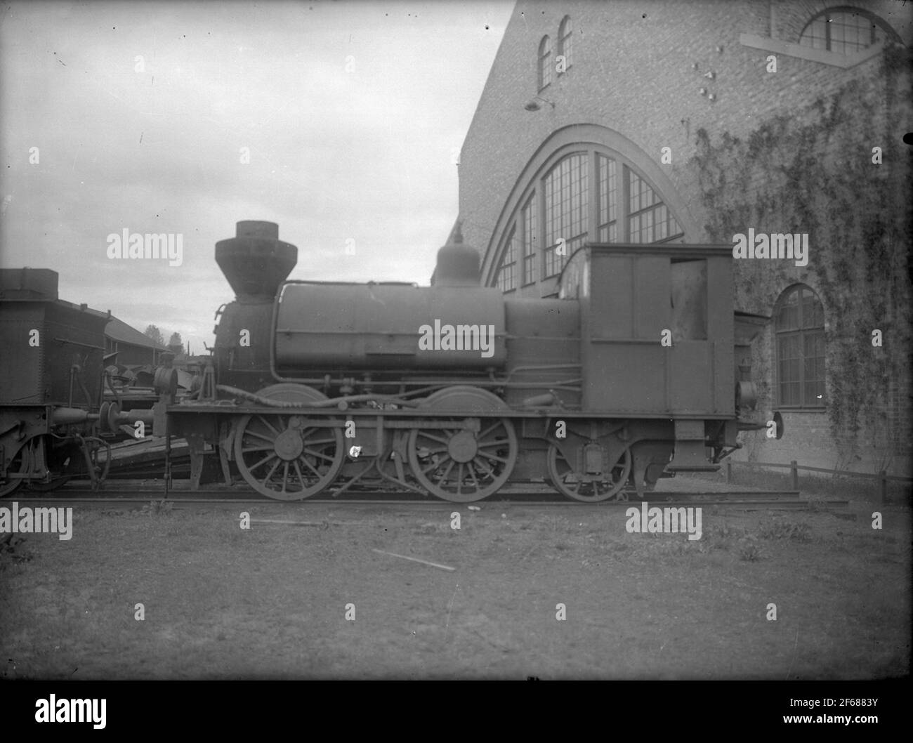 Avant ce Lok Pa SJ. La locomotive a probablement été fabriquée par Beyer en Angleterre dans les années 1870. Banque D'Images