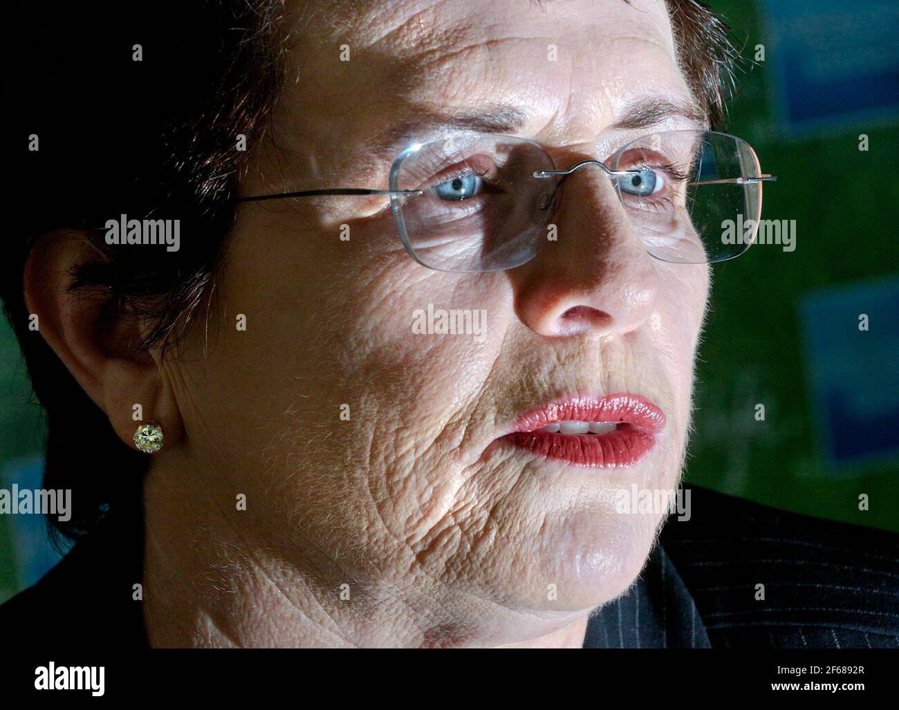 BILLIE-JEAN KING 16/6/2005 PHOTO DAVID ASHDOWNTENNIS Banque D'Images