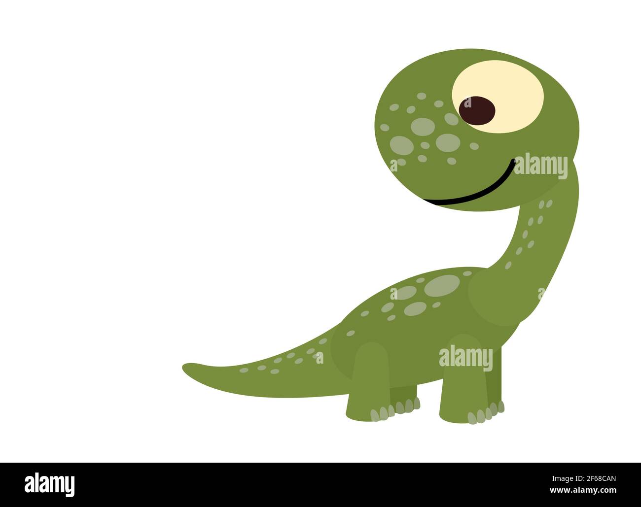Bebe Dinosaure L Objet Isole Sur Un Fond Blanc Joyeux Gentil Animal Bebe Dino Dessins Animes De Style Plat Reptile Prehistorique Drole Image Vectorielle Stock Alamy
