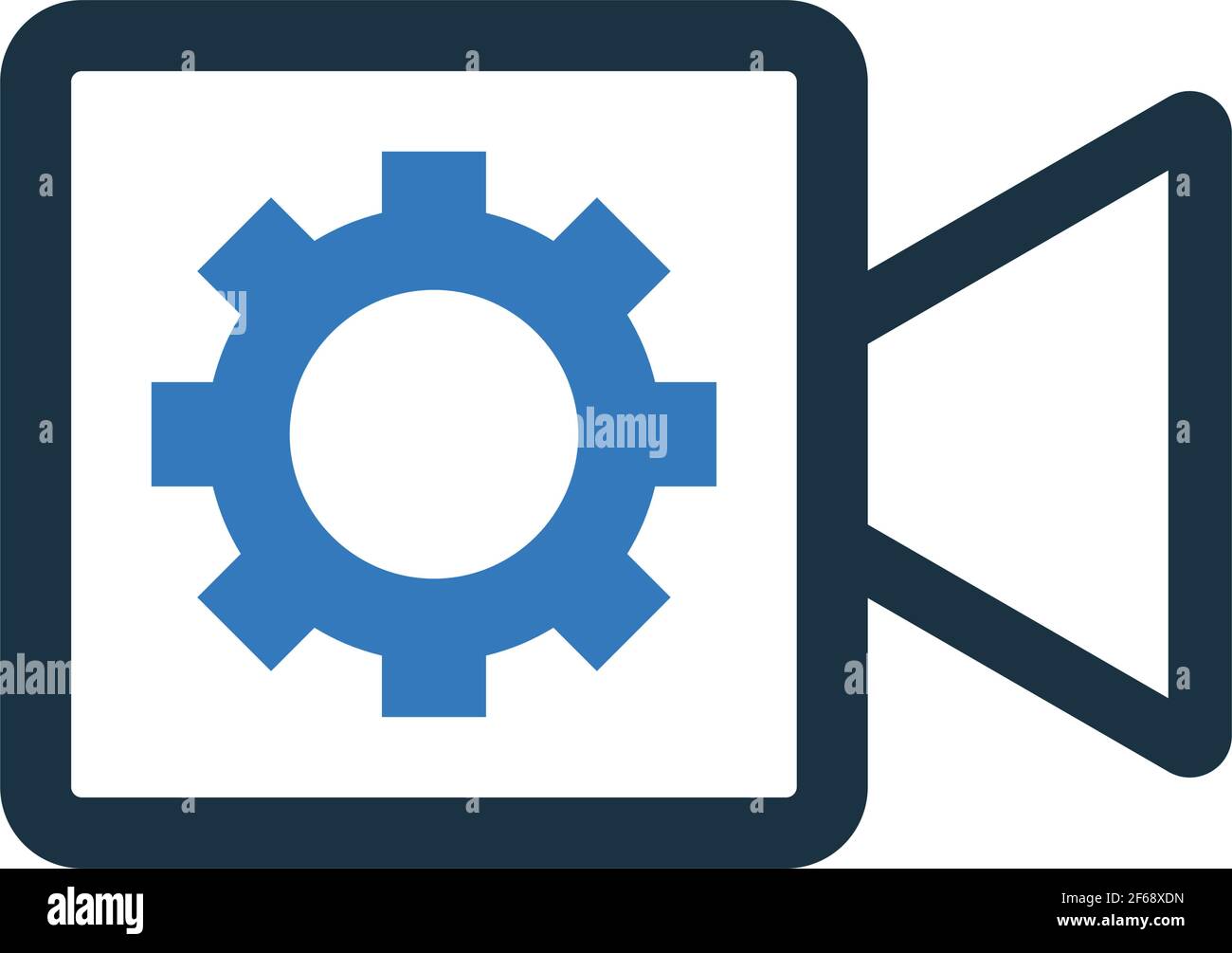 Icône de caméra vidéo. Design élégant et vecteur entièrement modifiable pour une utilisation commerciale, des fichiers imprimés et des présentations, des supports promotionnels, le Web ou tout autre t Illustration de Vecteur