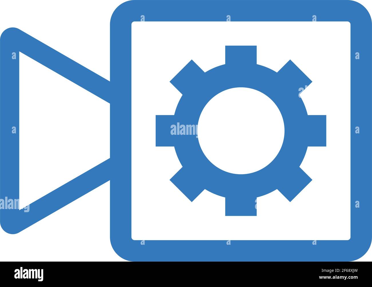 Icône de caméra vidéo. Design élégant et vecteur entièrement modifiable pour une utilisation commerciale, des fichiers imprimés et des présentations, des supports promotionnels, le Web ou tout autre t Illustration de Vecteur