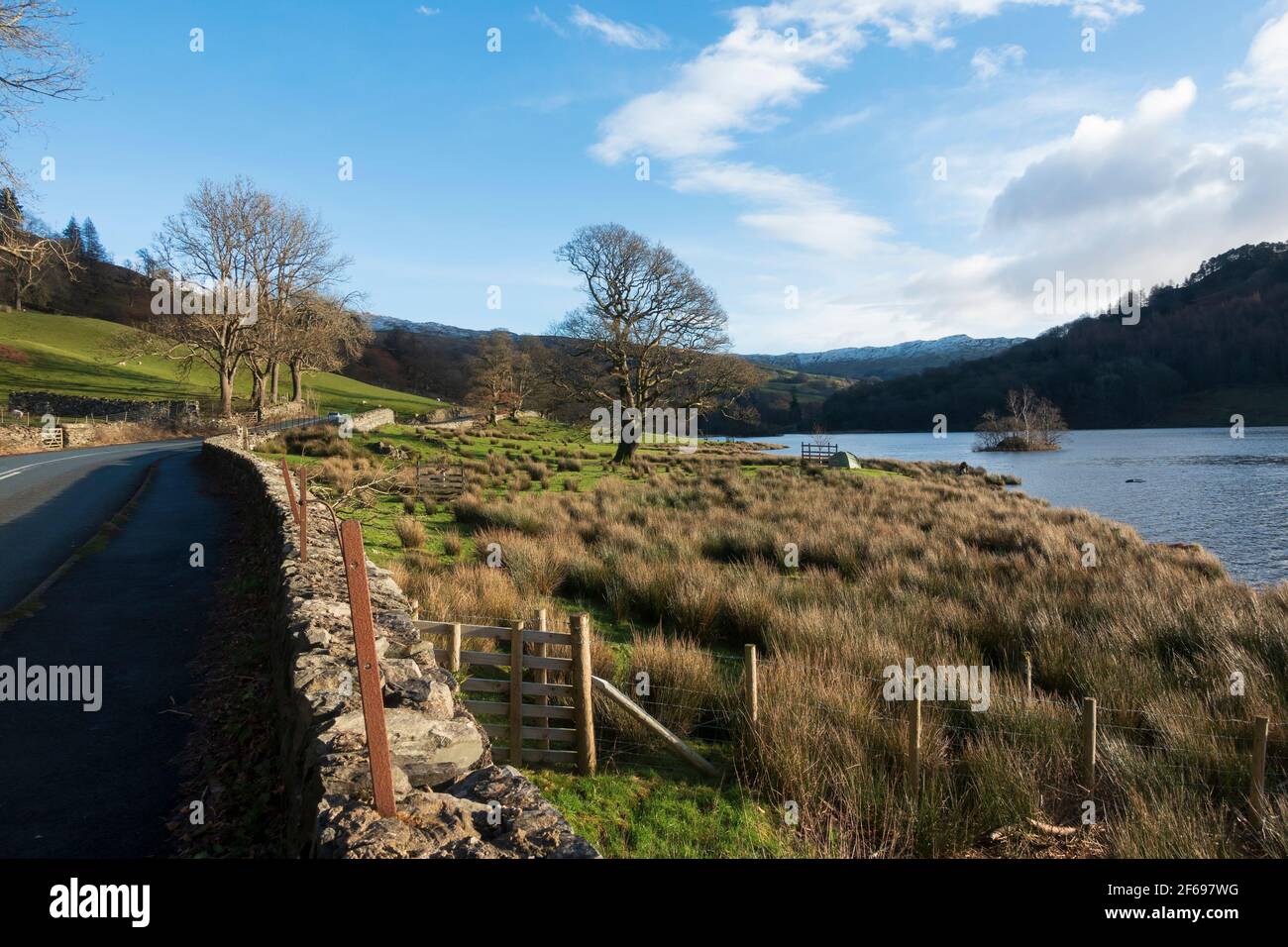 Rydal Water, parc national de Lake District, Cumbria Banque D'Images