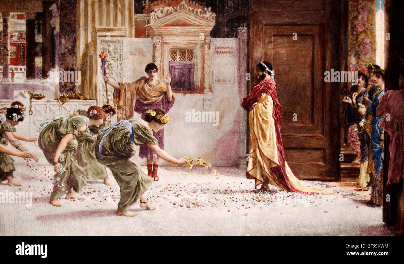 Caracalla, 211 AD, Lawrence Alma-Tadema, 1902 Banque D'Images